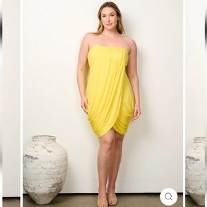 NWT Amazon 2X Strapless Surplice Bodycon Mini (Similar to TORRID)